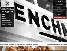 Tablet Screenshot of benchmarkchicago.com